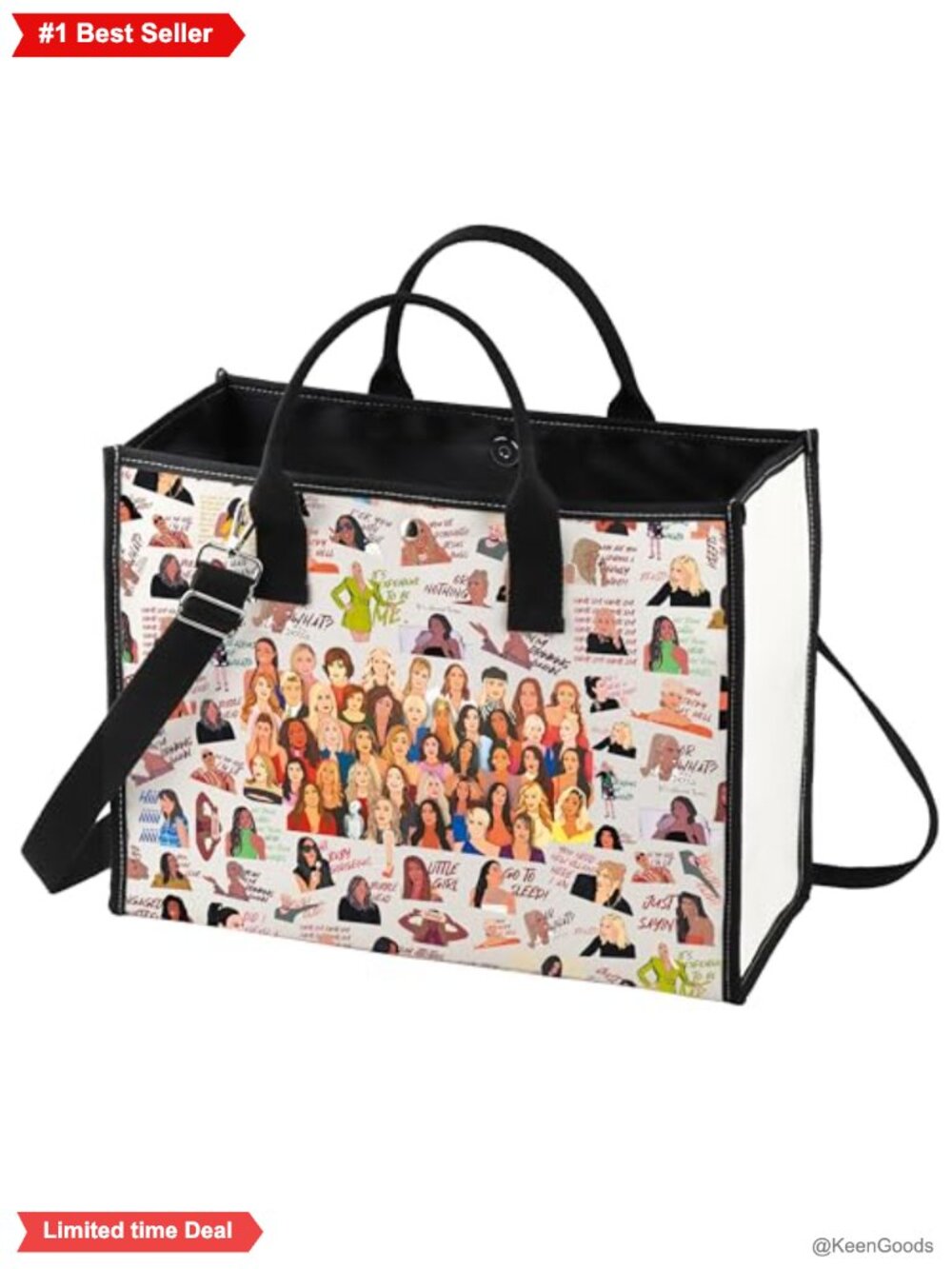 Canvas Tote Bag Funny Housewives TV Show Fans Gift Shoulder Bag Reusable